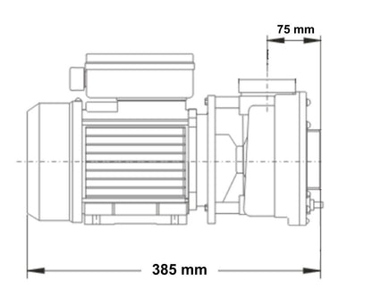 LX Whirlpoolpumpe LP150 1-stufig